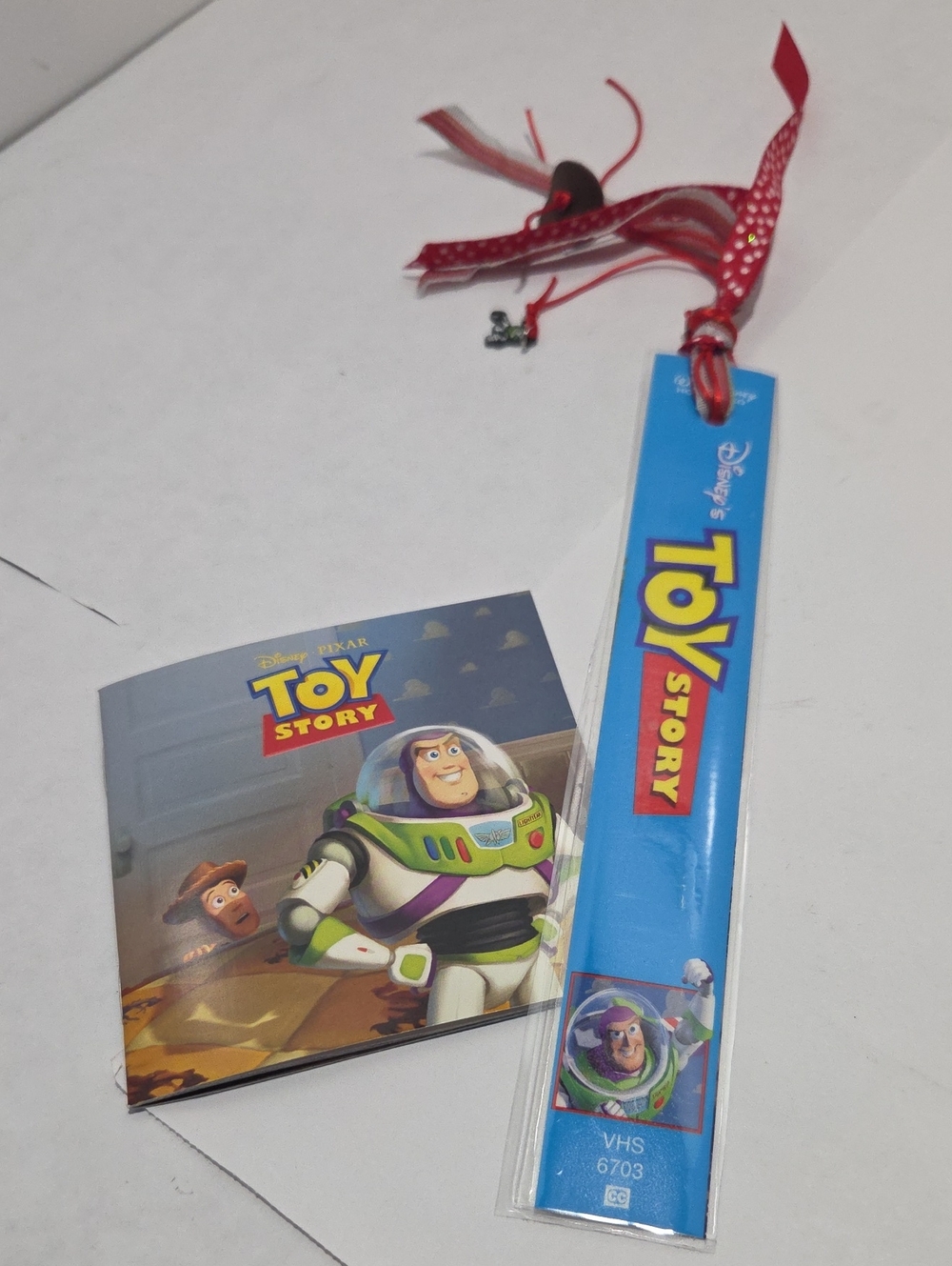 Toy Story Vhs Bookmark and Mini Book Set